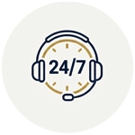 پشتیبانی 24/7